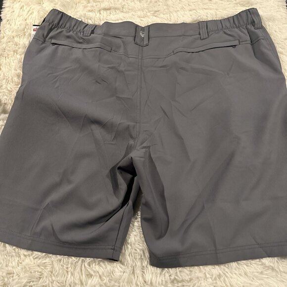 Wrangler Outdoor Mens NWT Field Utility Relaxed fit Shorts 48 gray elastic waist - Picture 8 of 10